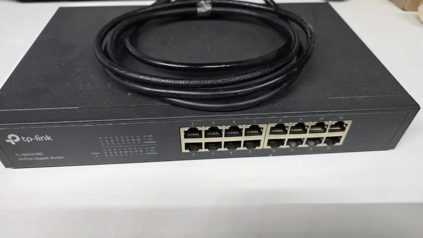 Switch TP-Link TL-SG1016D Gigabit 16 Portas 10/100/1000 Mbps - Foto 4