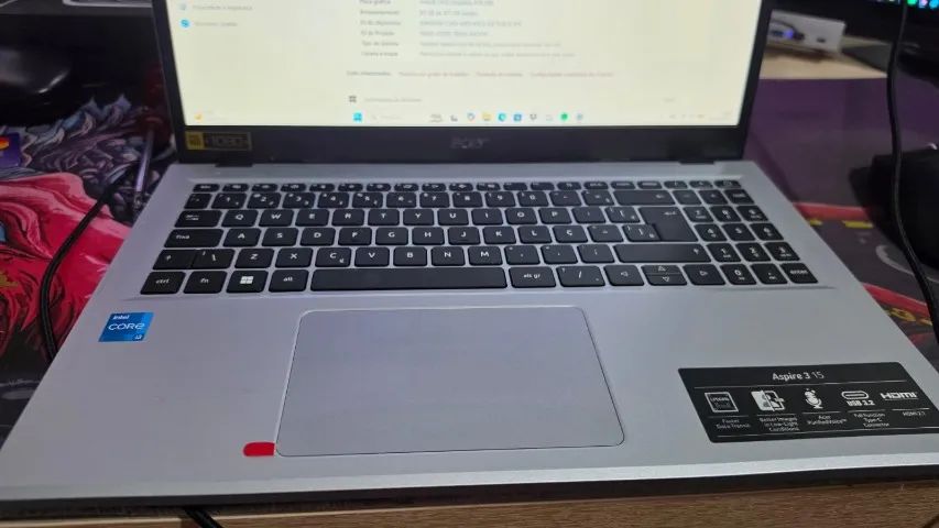 Notebook Acer Aspire 3 15"