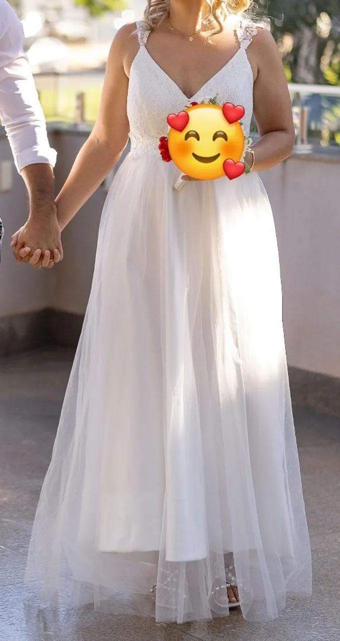 Vestido de noiva civil e religioso  - Foto 3