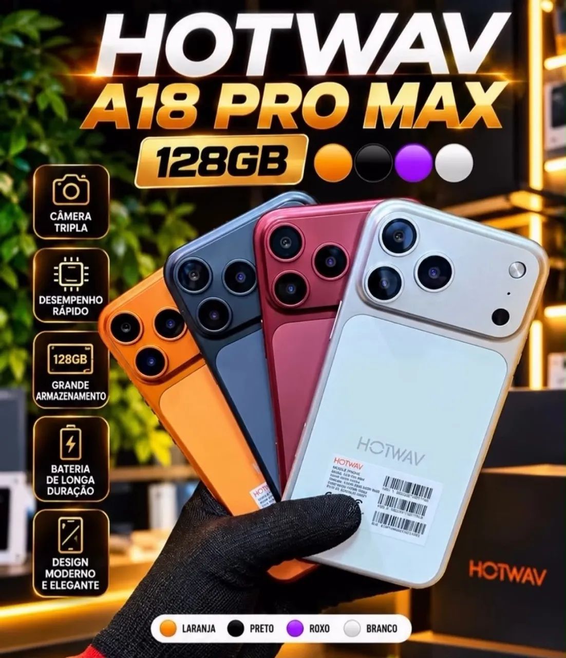 Hotwav A18 Pro Max 128/4GB - Foto 2