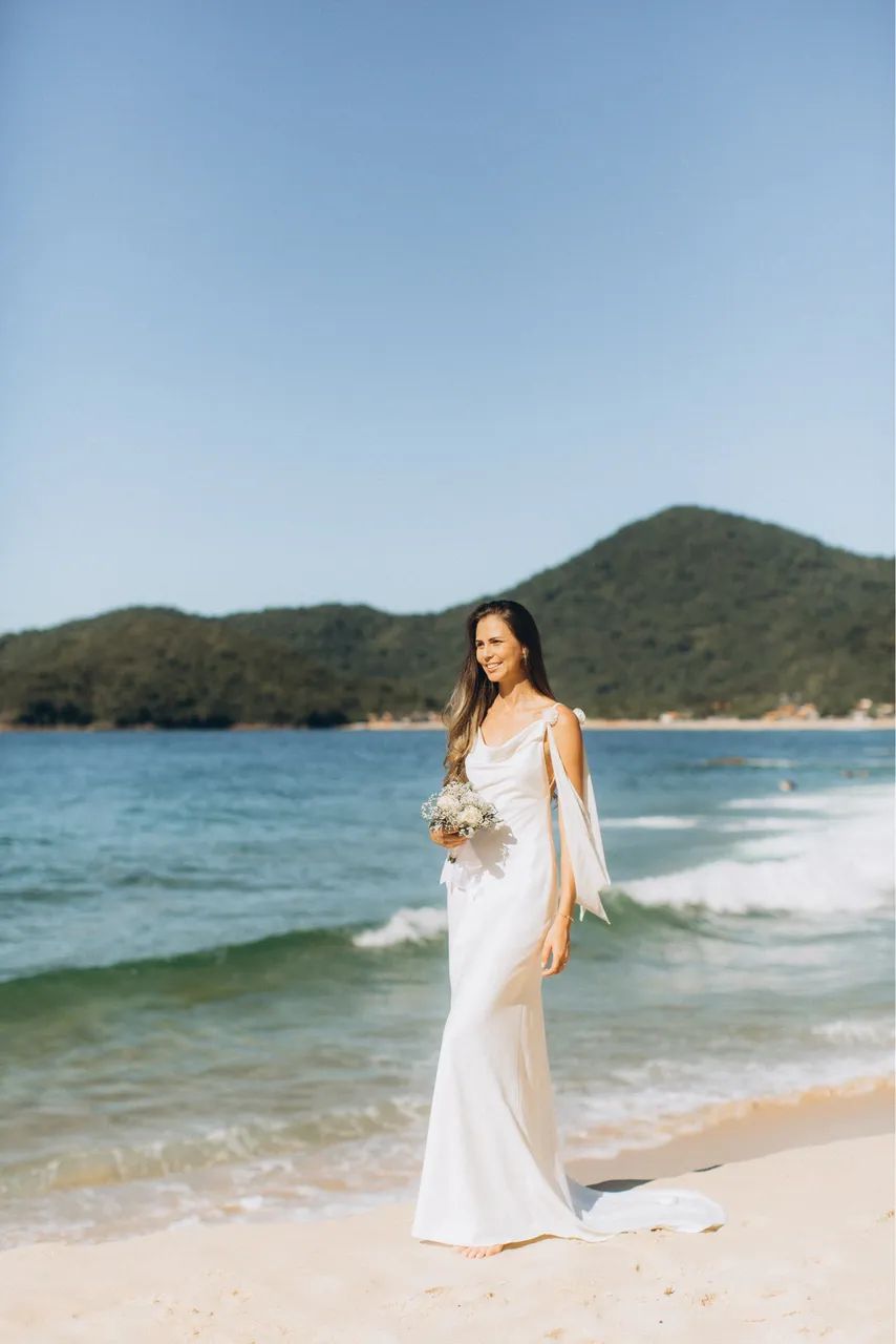 vestido de noiva off white