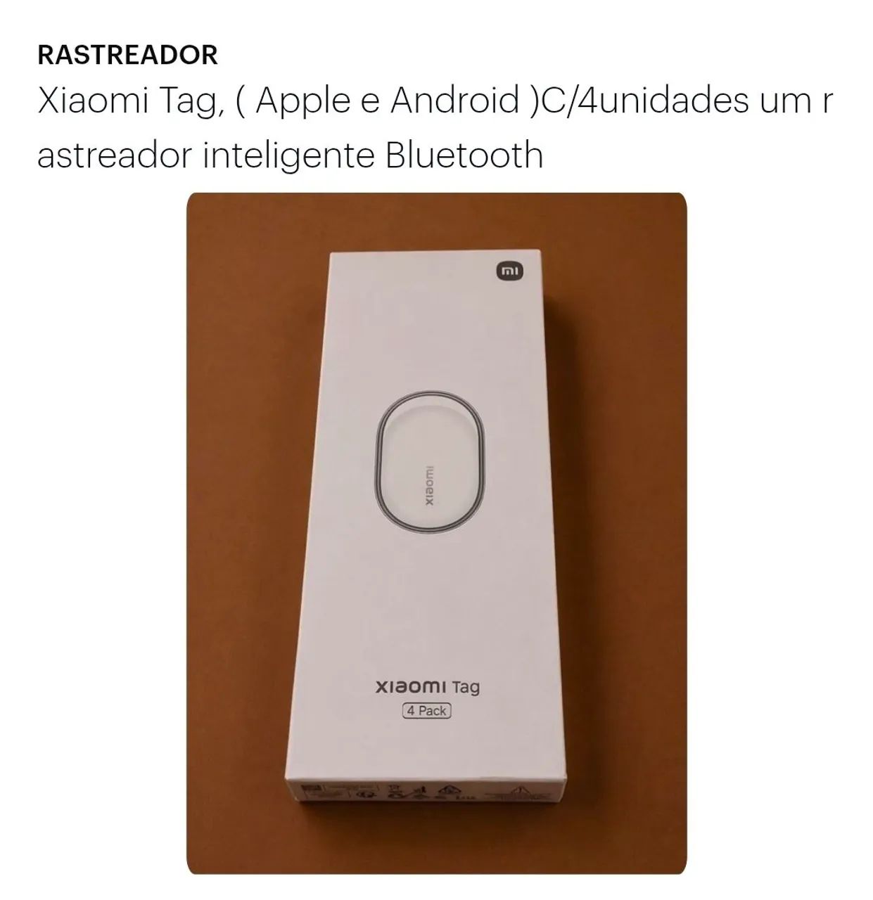 Xiaomi tag lançamento kit com 4