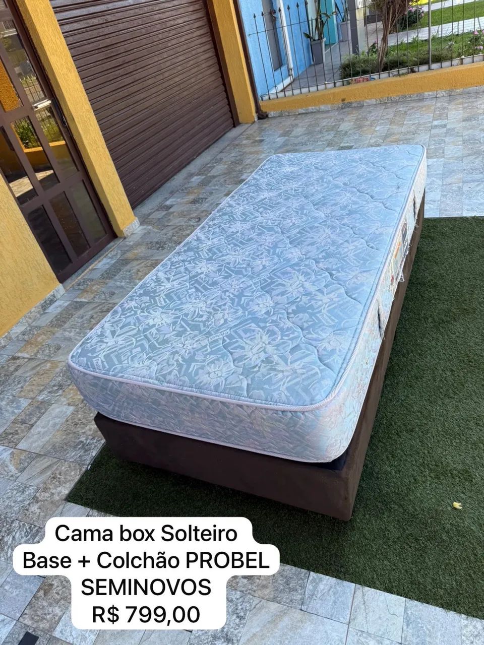 Cama de Solteiro PROBEL SEMINOVA TOP - Entrego!  - Foto 5