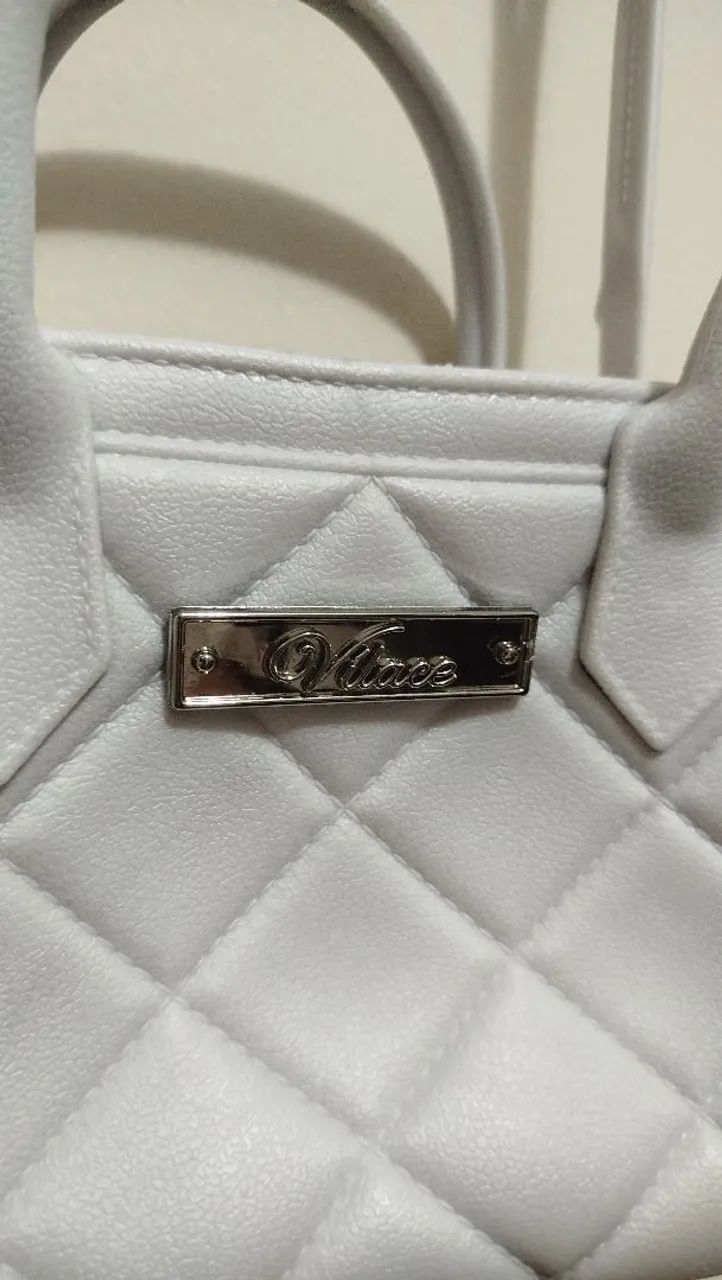 Bolsa branca virace nova com alça removível e ajustável  - Foto 2