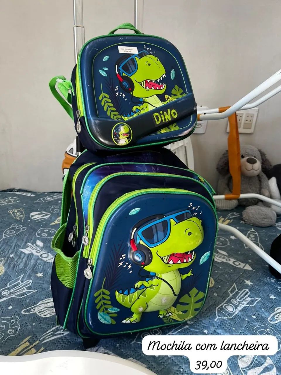Bolsa escolar e lancheira  - Foto 4