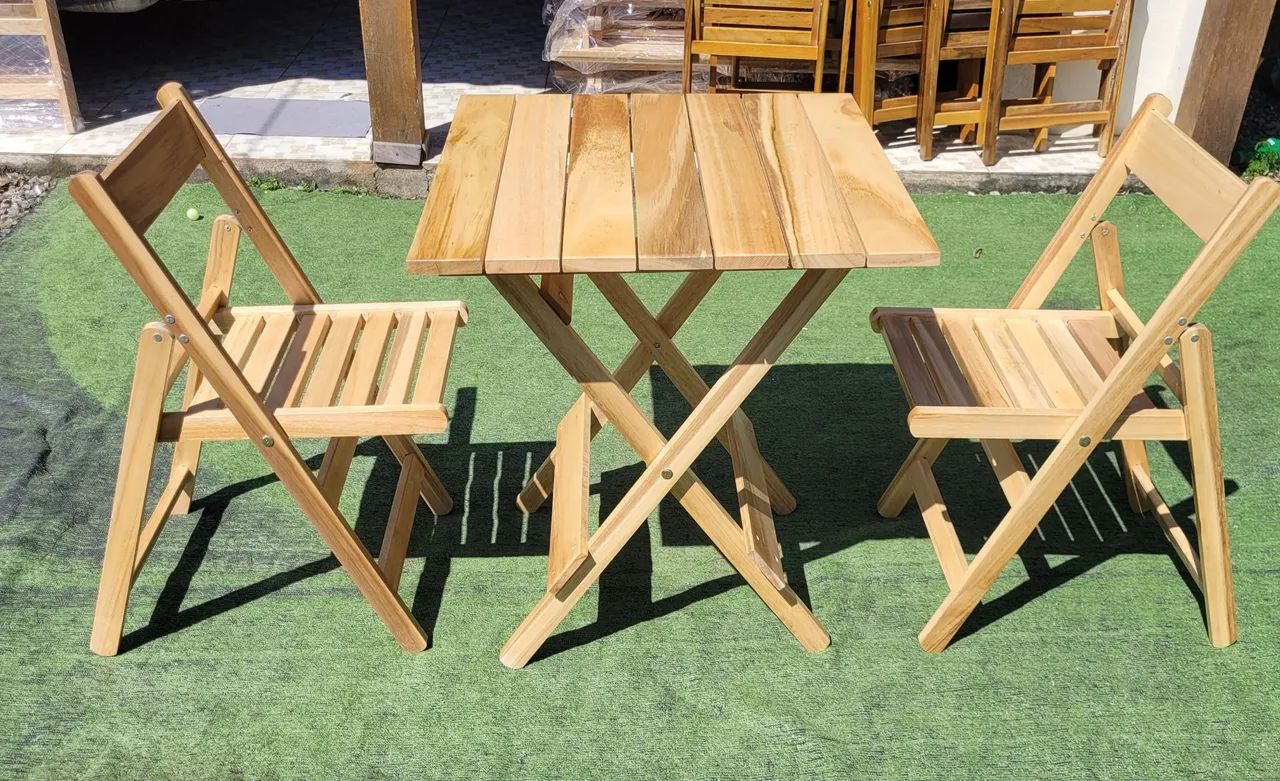Conjunto de mesas envernizadas - Foto 5