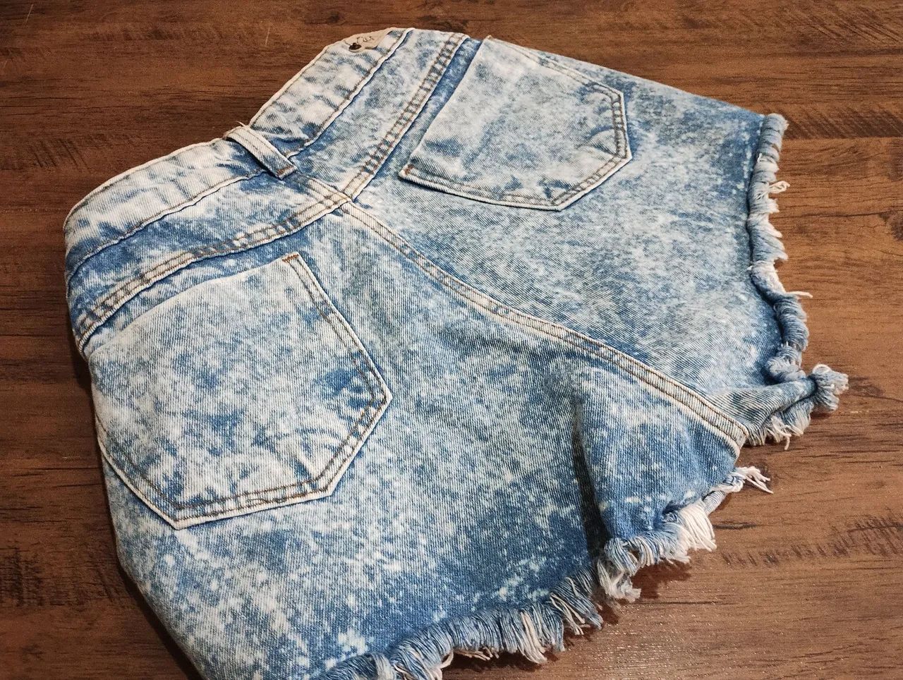 Shorts jeans vazados  - Foto 2