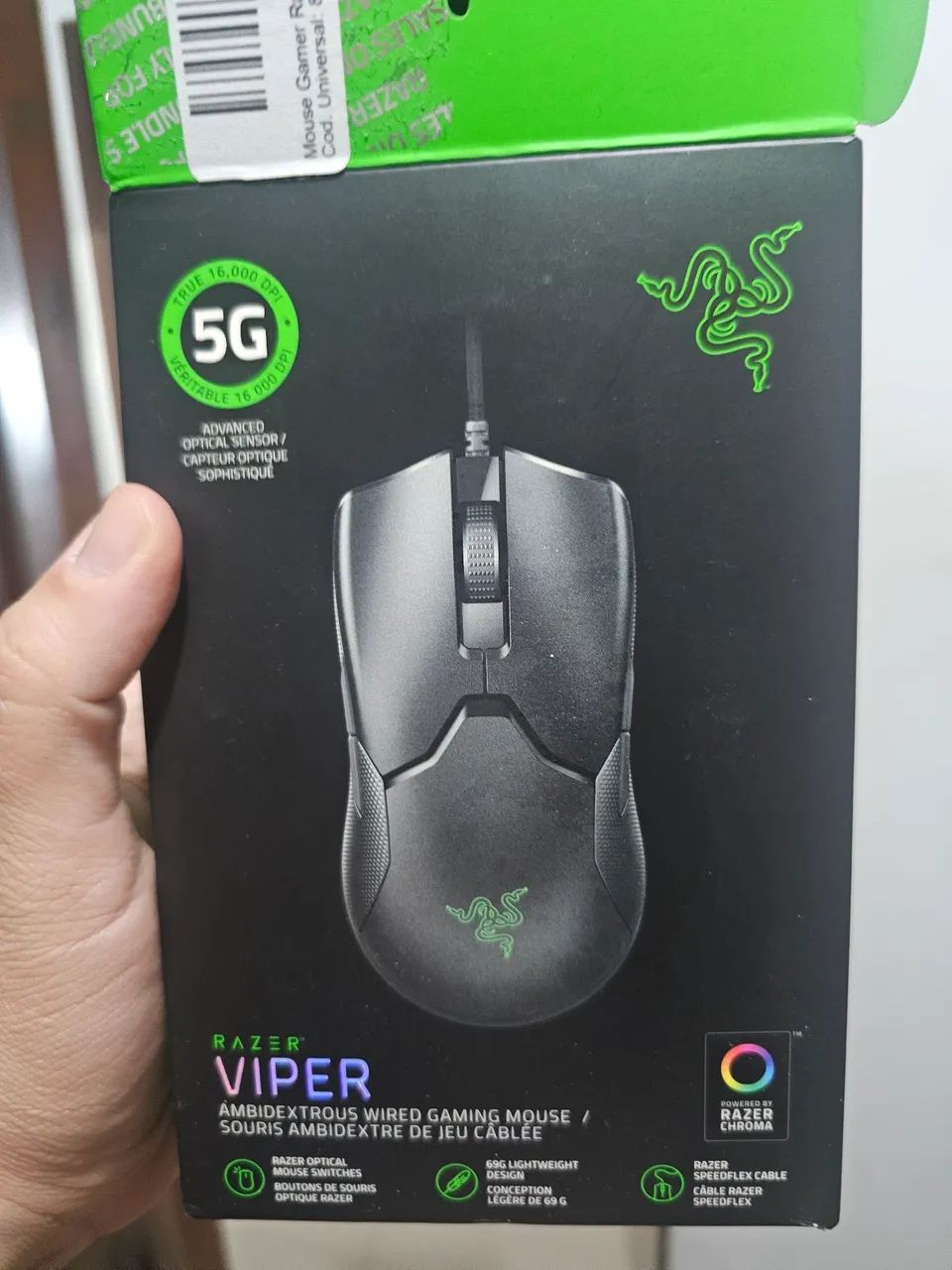 Mouse razer viper gamer 