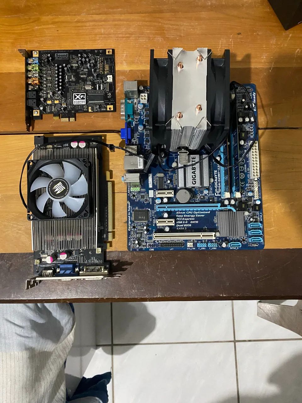Kit Retrô Window XP/Vista/7 Core 2 quad + GTS 250 + Sound Blaster X-Fi