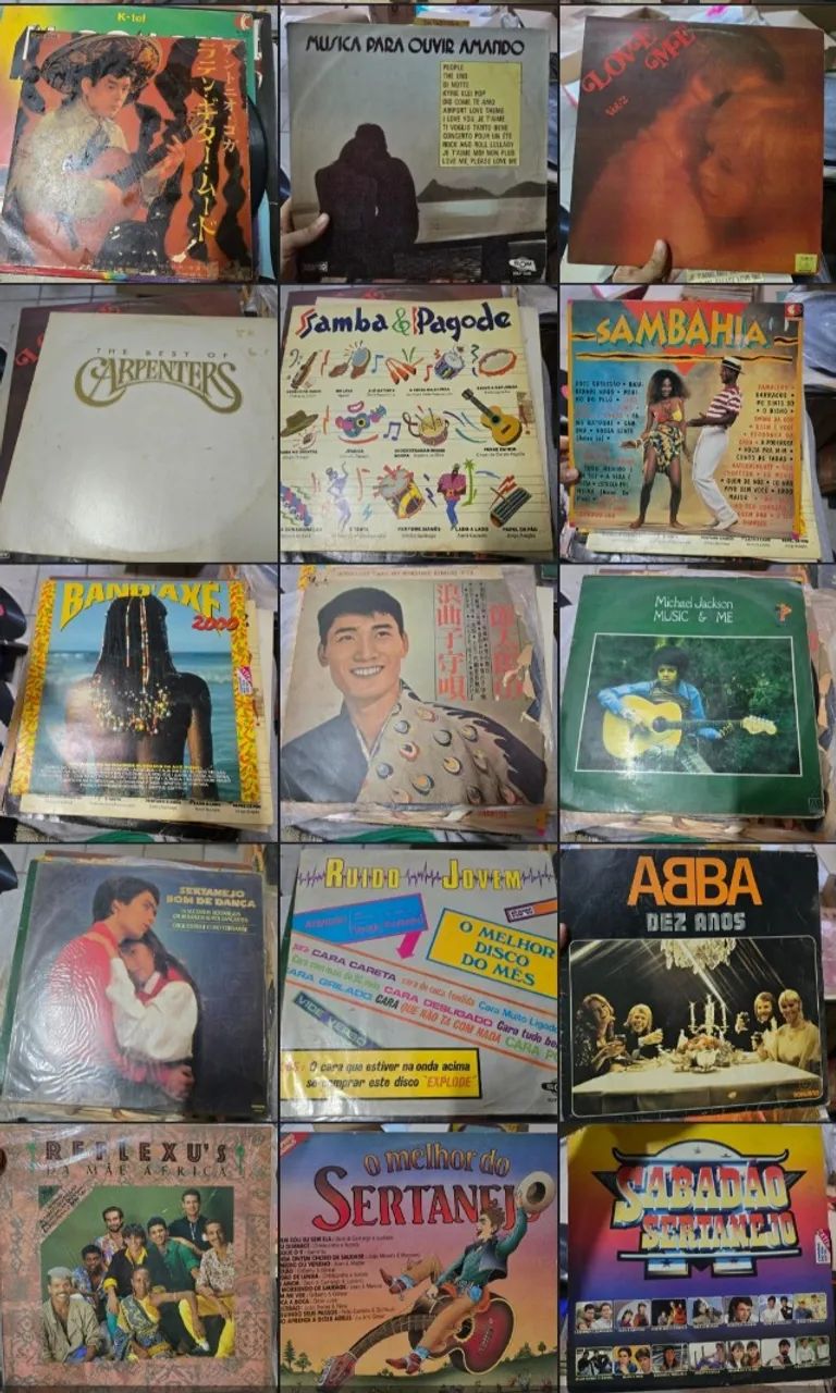 Som antigo com coleção de lps juntos - Foto 3