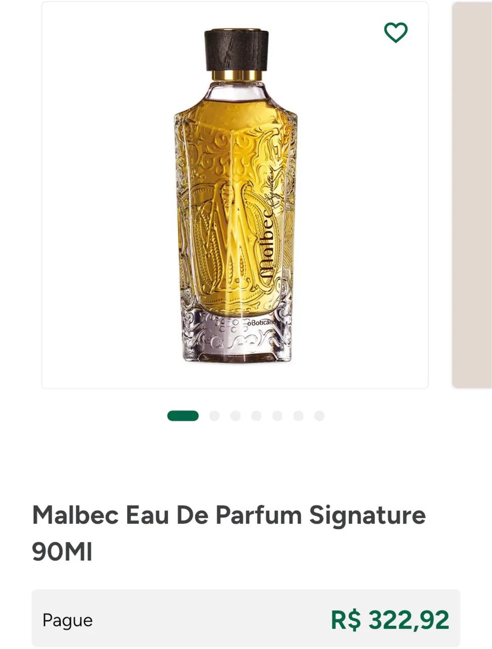 Novo perfume malbec