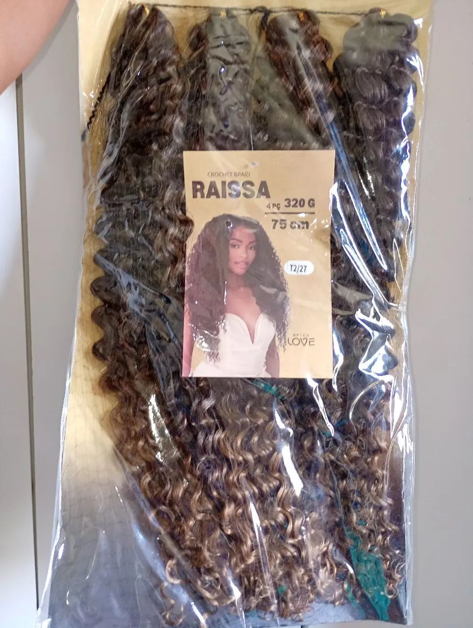 Vende cabelo 320 g e 75cm sem tela. - Foto 4