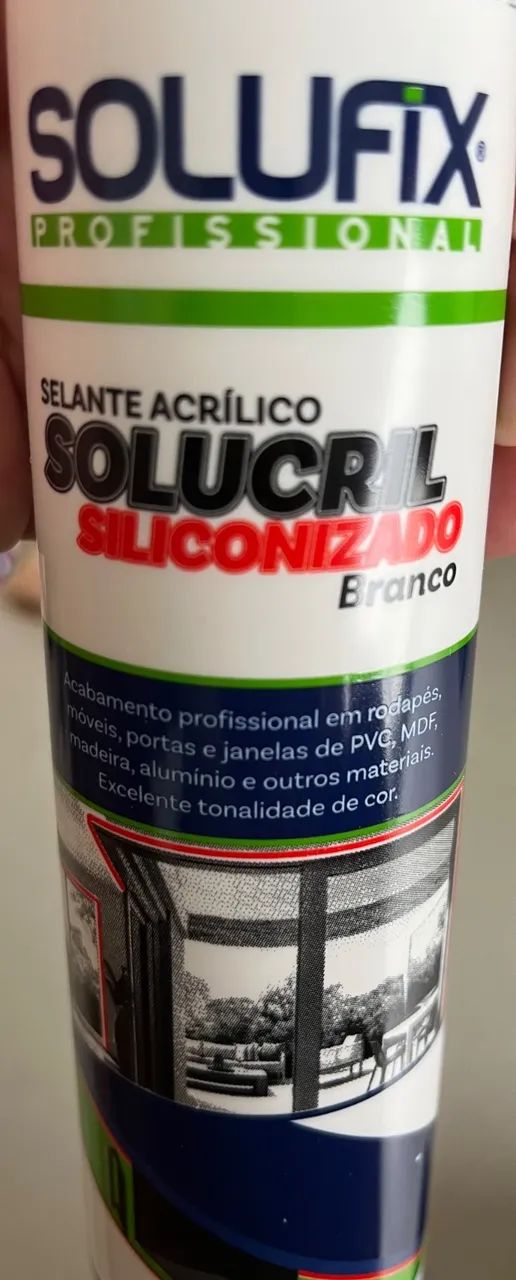 Vendo silicone branco base de água 