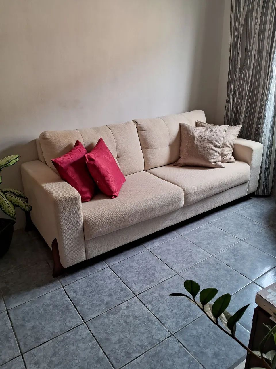 SOFÁ LINHO RUSTICO 