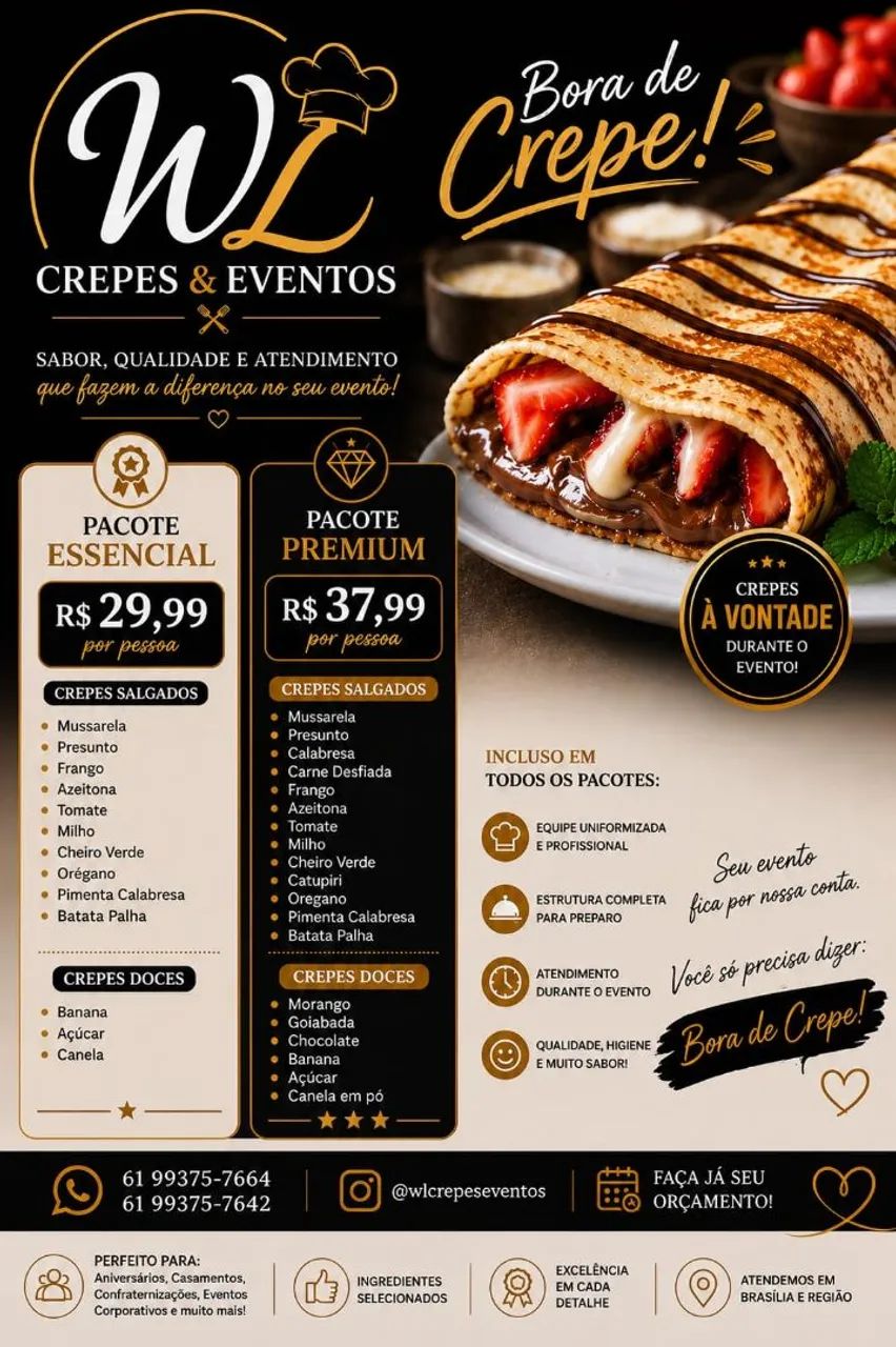 Buffet Crepes Francês  - Foto 2