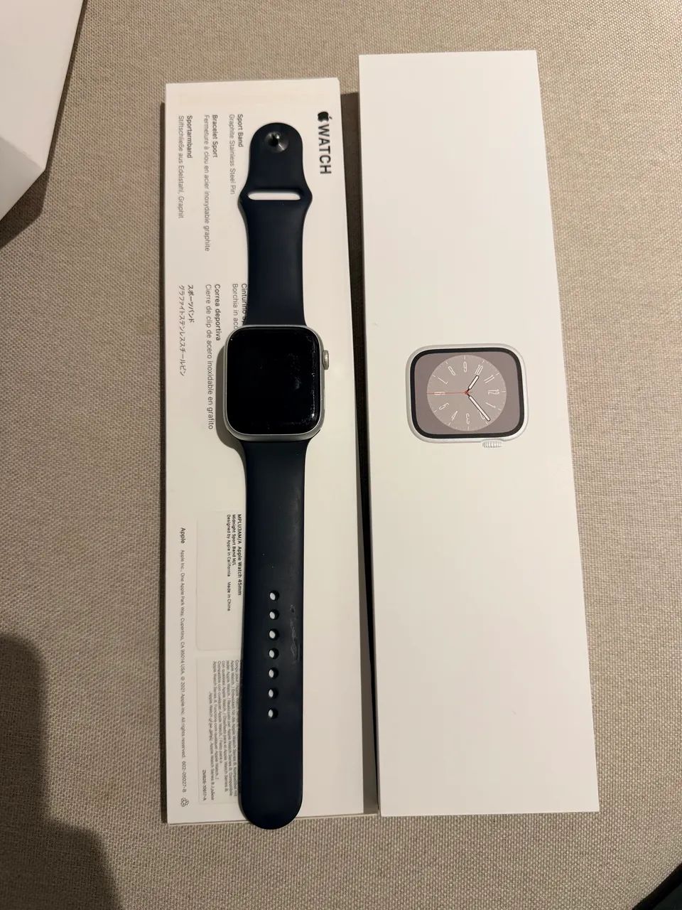 Apple Watch 8 Silver 45mm Celular GPS - Foto 2