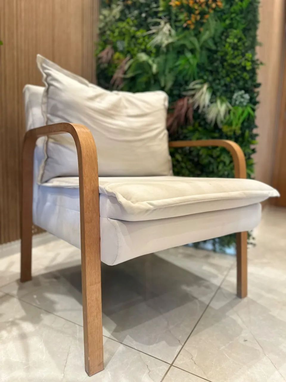 Jogo de poltronas em suede Bianchi Móveis - Foto 3