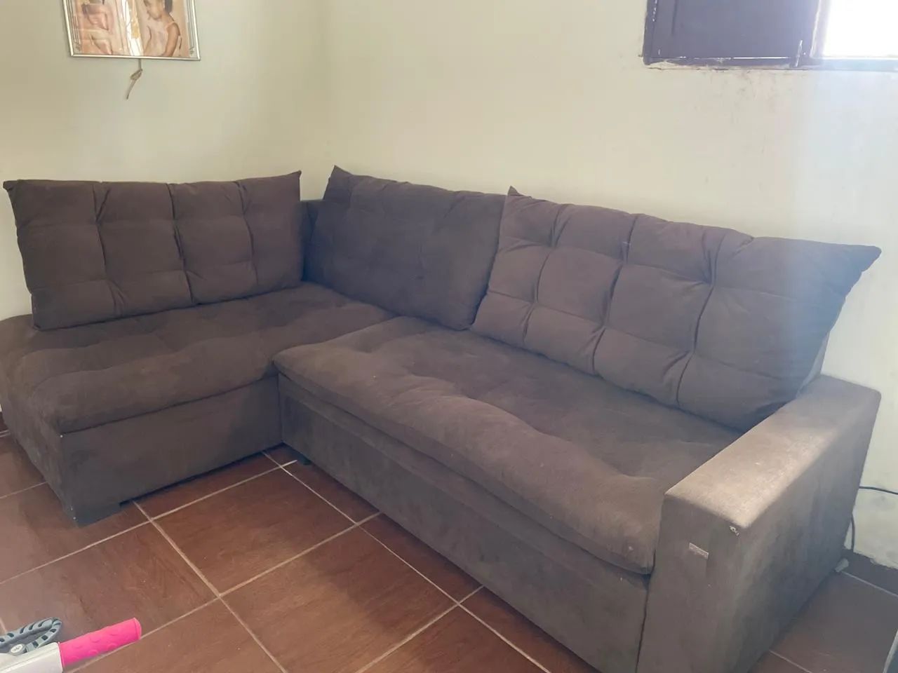 VENDO SOFÁ L TODO CONSERVADO - Foto 3