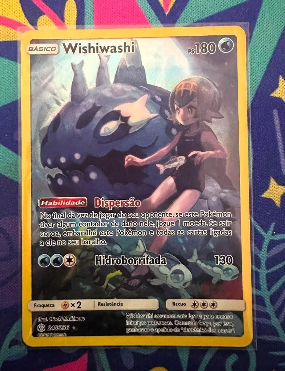 Carta Wishiwashi SP Pokemon TCG