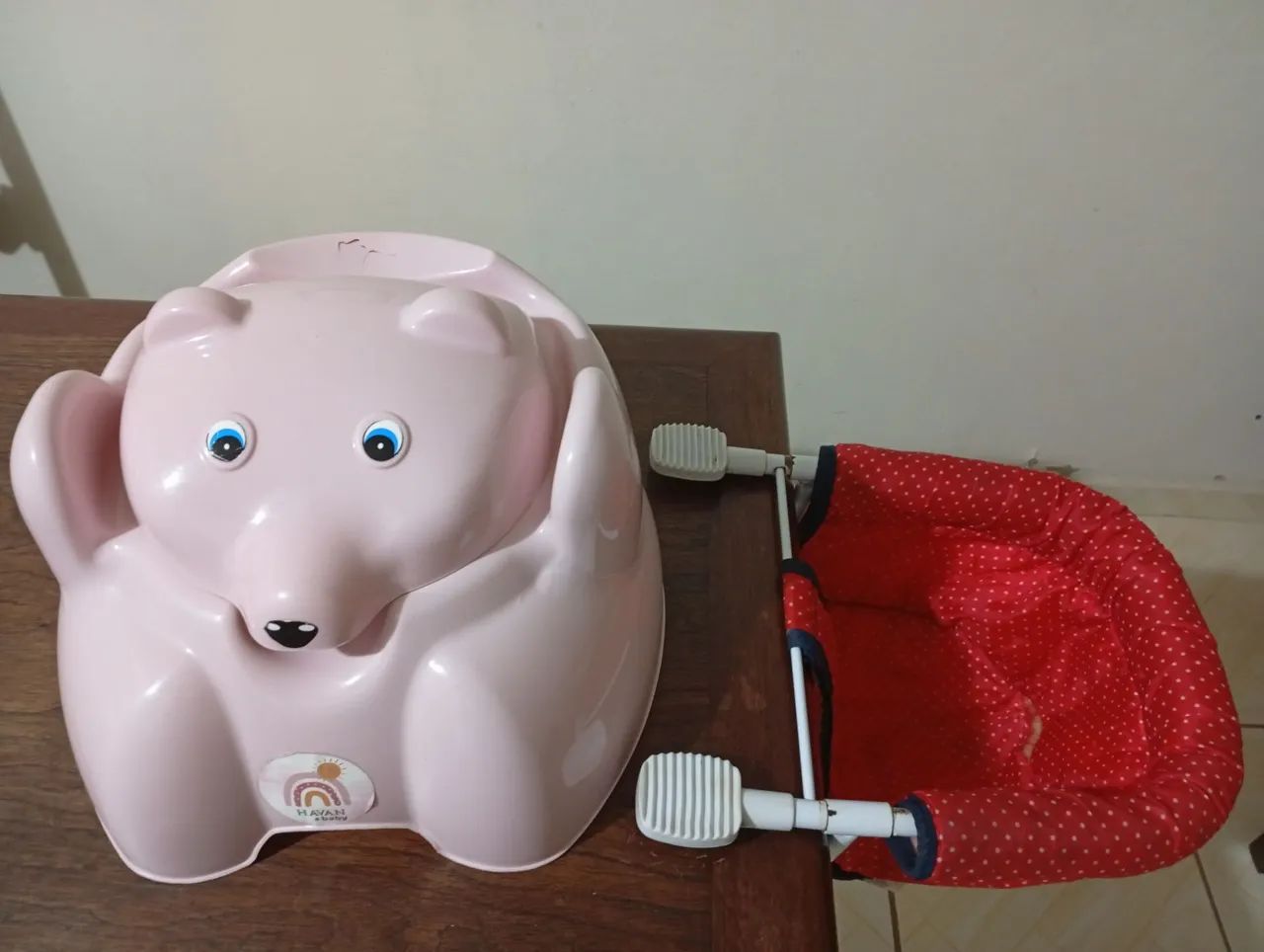 Cadeira alimentação e troninho 