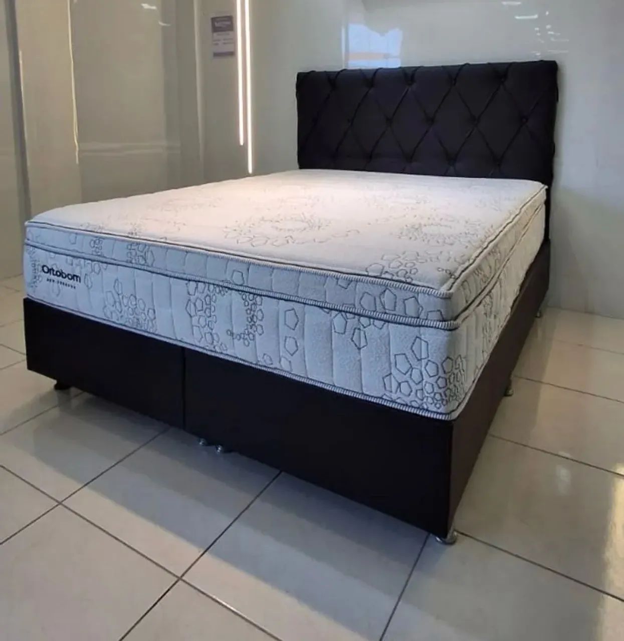 Cama Box Casal New Freedom Ortobom - Molas Ensacadas e Ortopillow - Foto 2