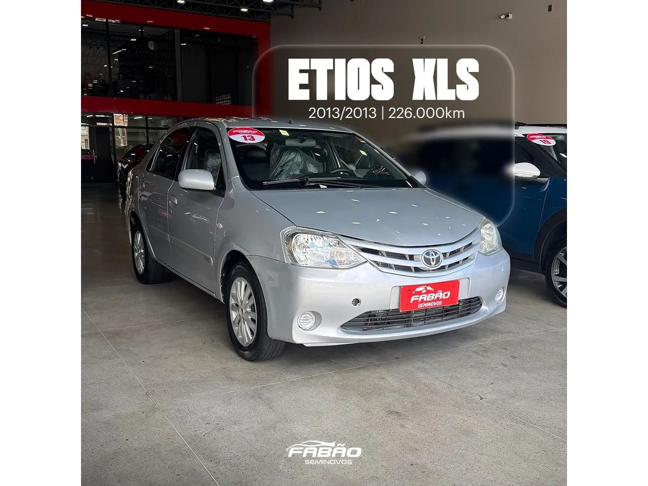 Toyota Etios ETIOS XLS Sedan 1.5 Flex 16V 4p Mec. 2013