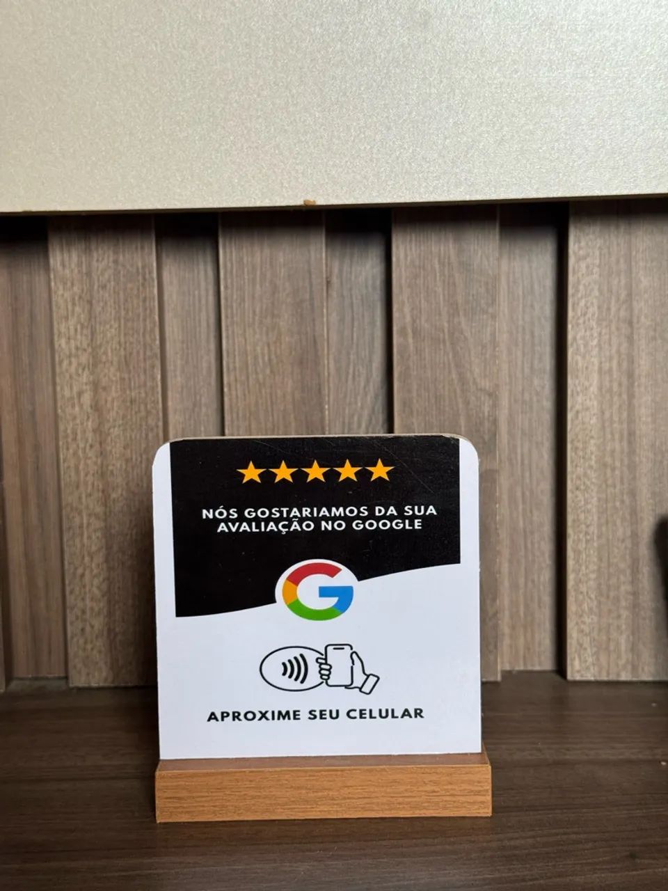 Placa de avaliação do Google  - Foto 3