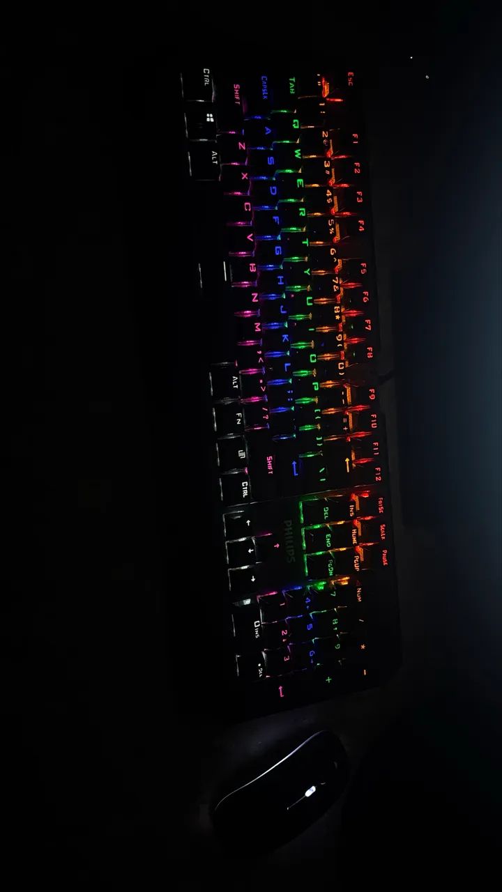 teclado gamer + mousse bluetooth