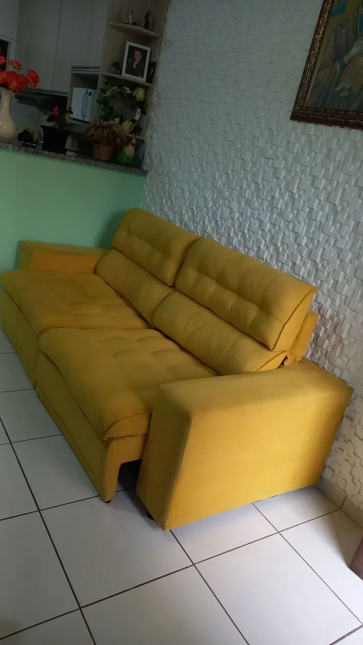SOFA RETRÁTIL RECLINÁVEL 2,30 mt - Foto 5