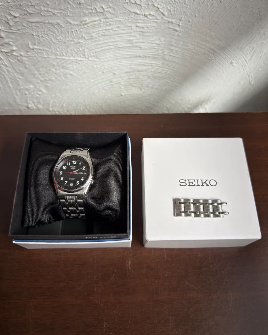 Relogio Seiko 5 Automático 7S26 - Com caixa e gomos extras