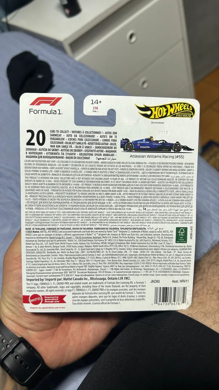 F1 williams 2025 hotwheels  - Foto 4