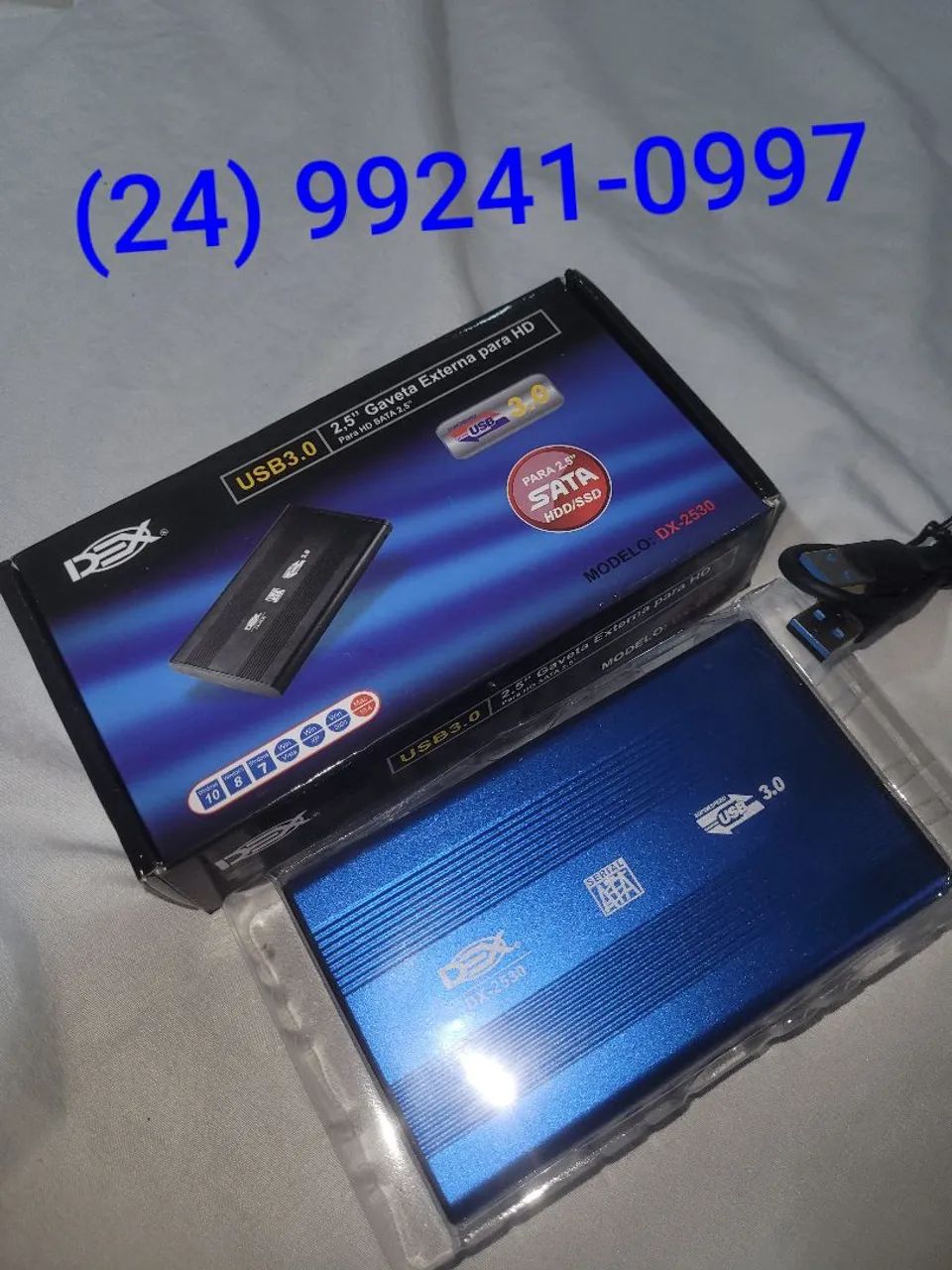 HD 1 TB com Case Térmica USB 3.0 Completo - Foto 4