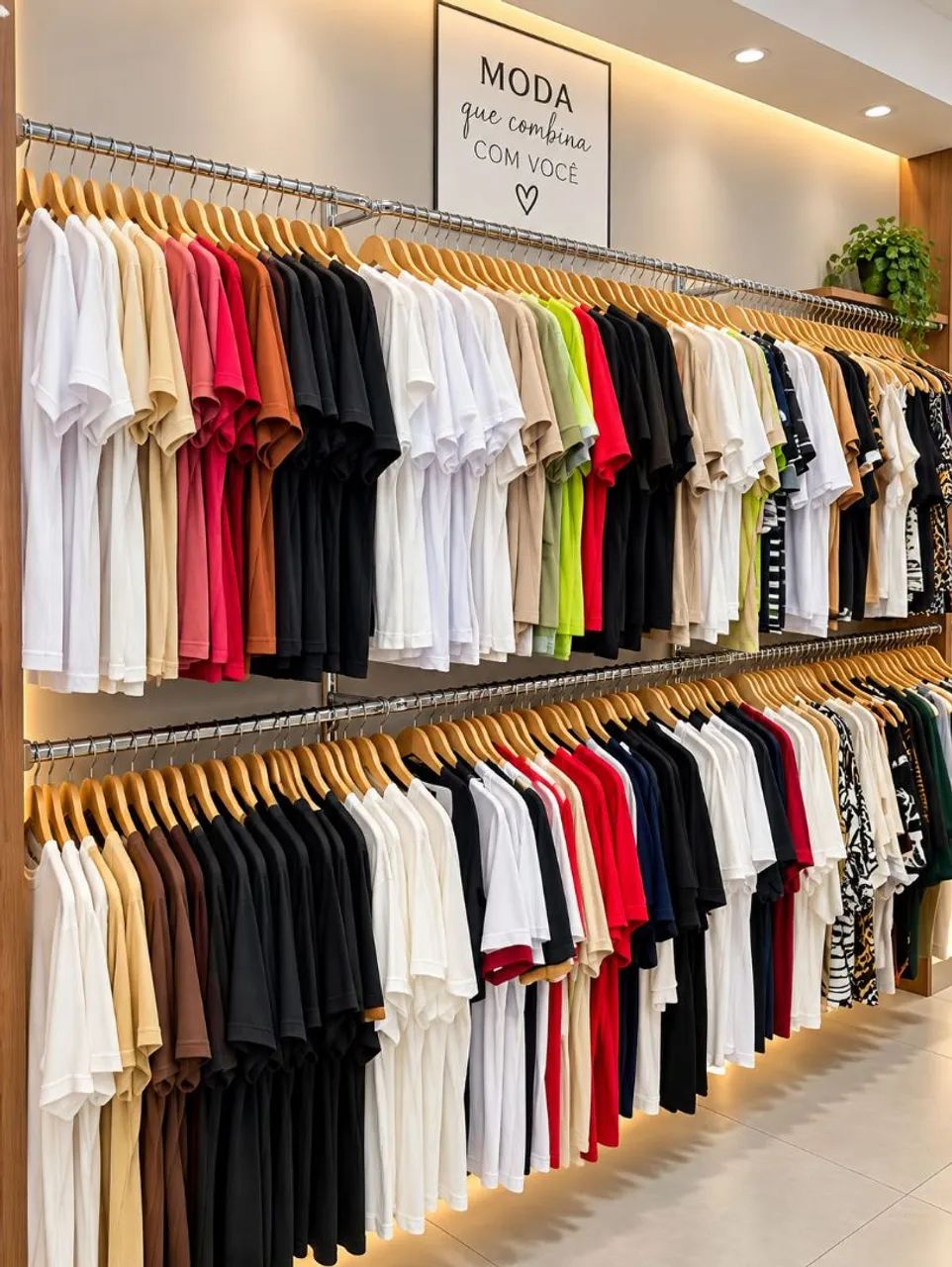 Cremalheira pra loja de Roupas 