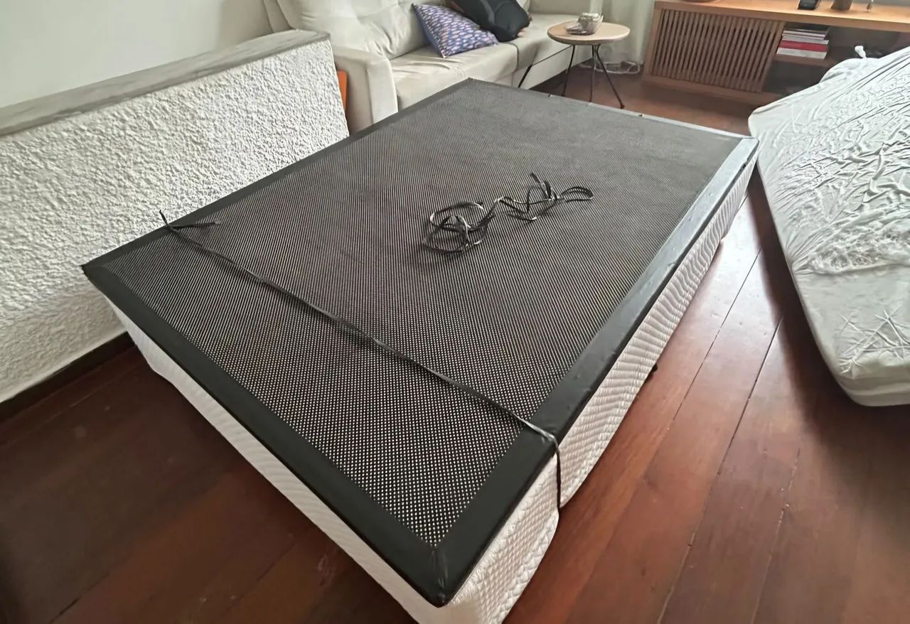Cama box baú casal + colchão  - Foto 2