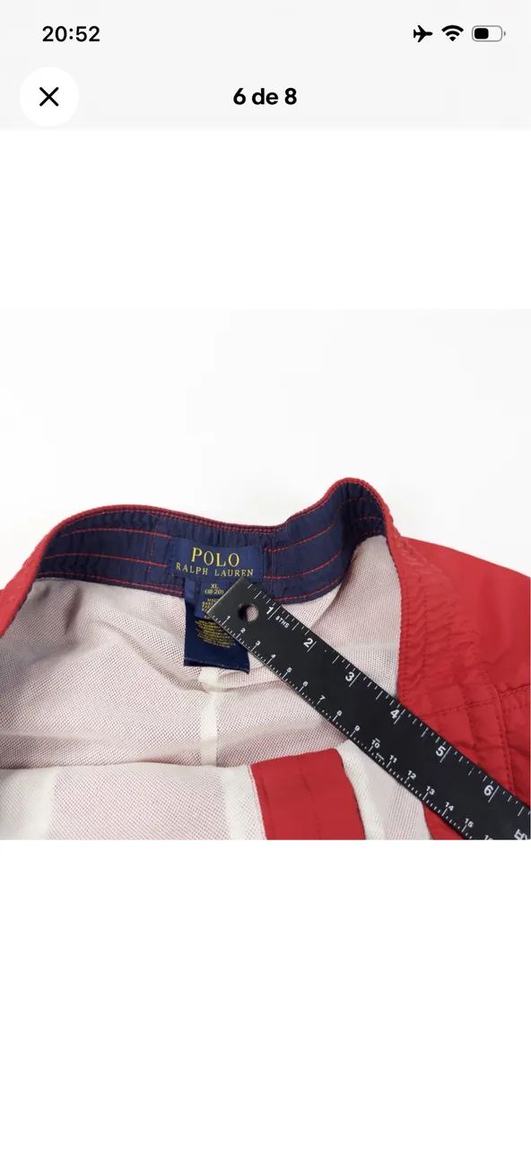 Bermuda Polo Ralph Lauren original, original, praticamente sem uso - Foto 4