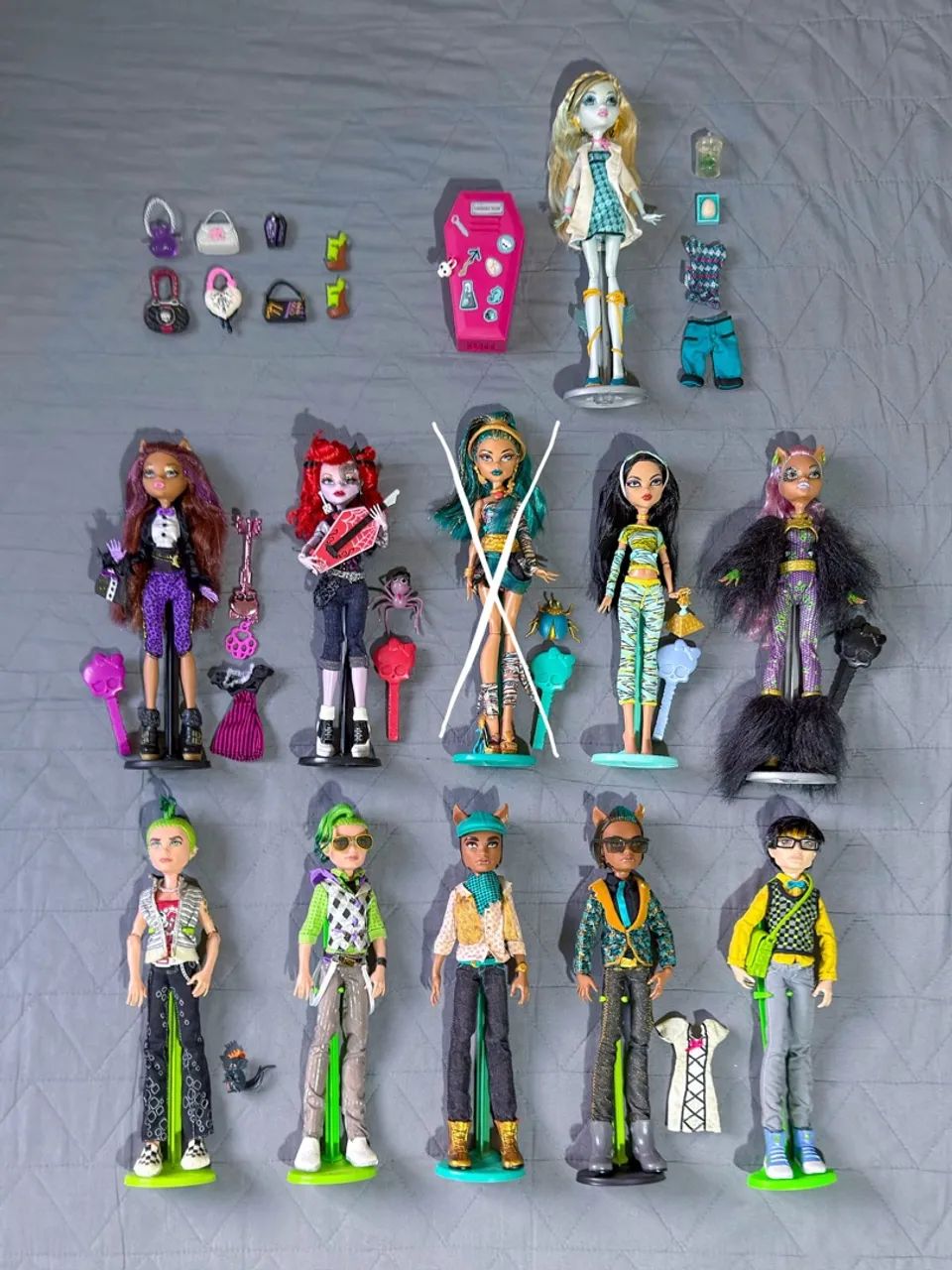 Monster high e acessórios 