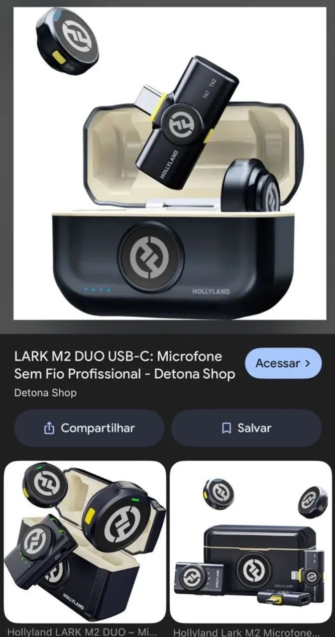 HOLLYLAND LARK M2Sワイヤレスイヤフォン Microfone sem Fio Hollyland Lark M2S USBC M32T1