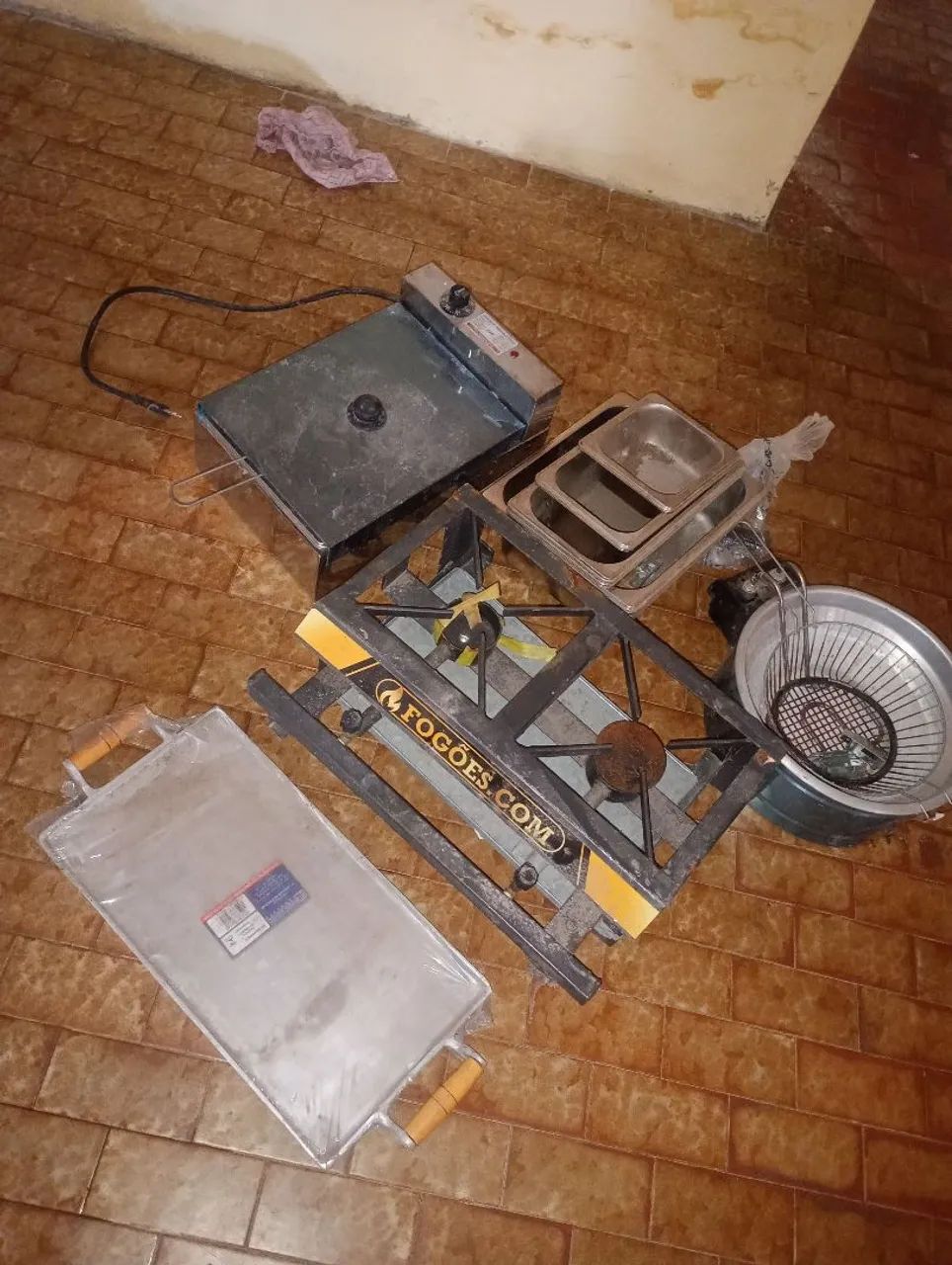 Fritadeiras elétricas chapa fogão  - Foto 2