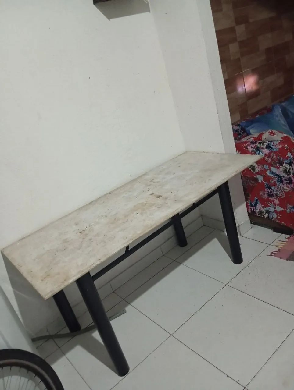 Mesa de mármore grande pra 6 cadeiras  - Foto 2