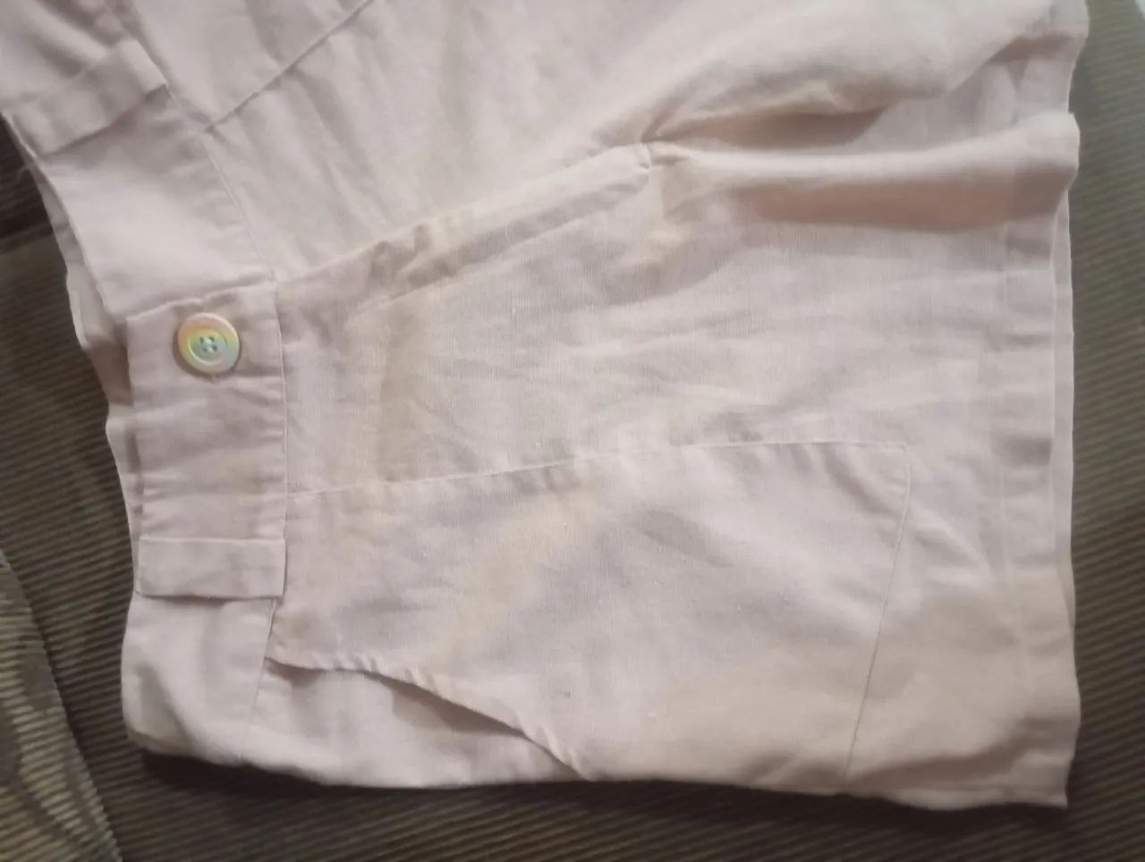 Short rosa de linho - Foto 3