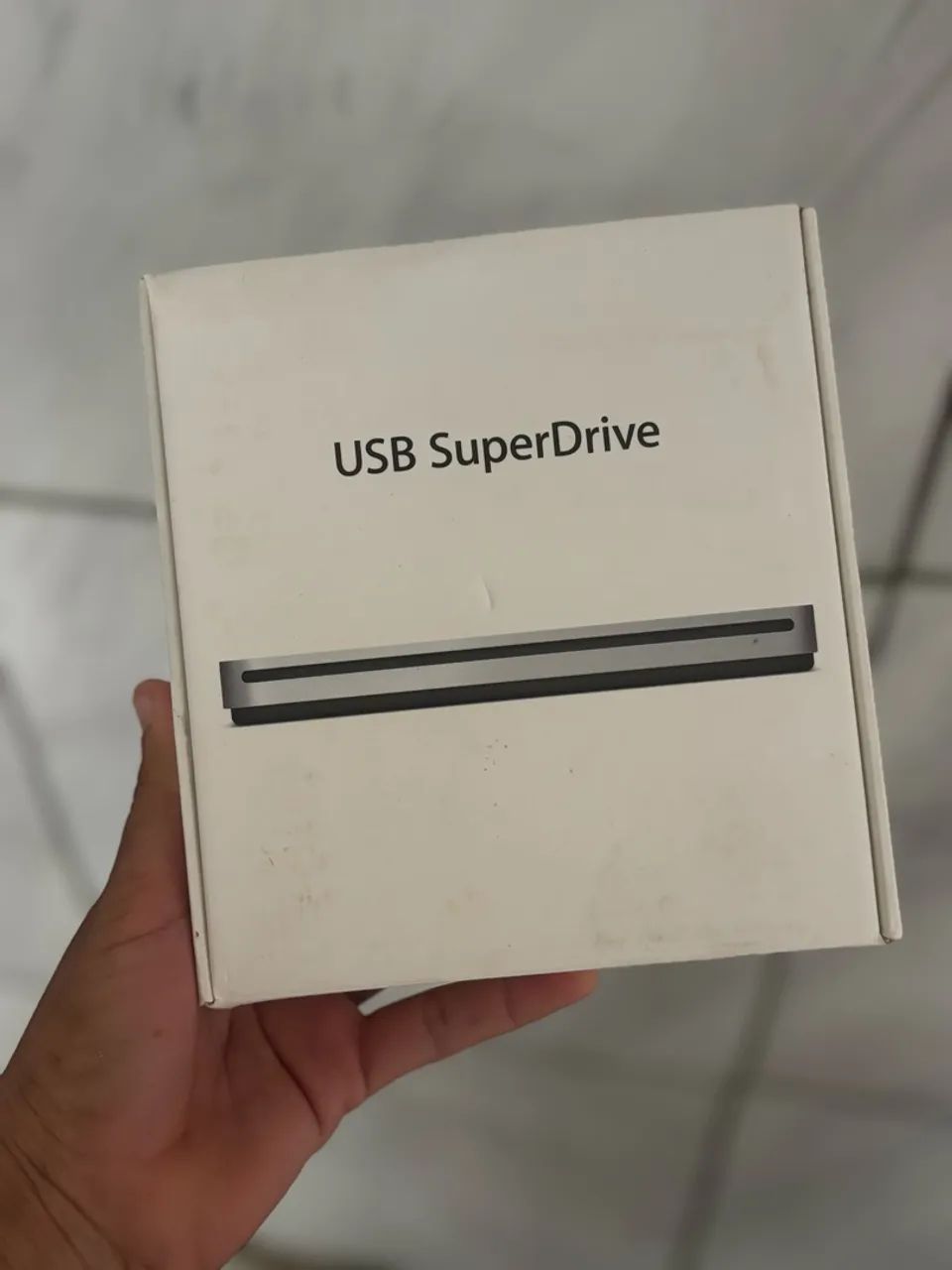 Apple USB SuperDrive (leitor e gravador de CD/DVD externo original da Apple)