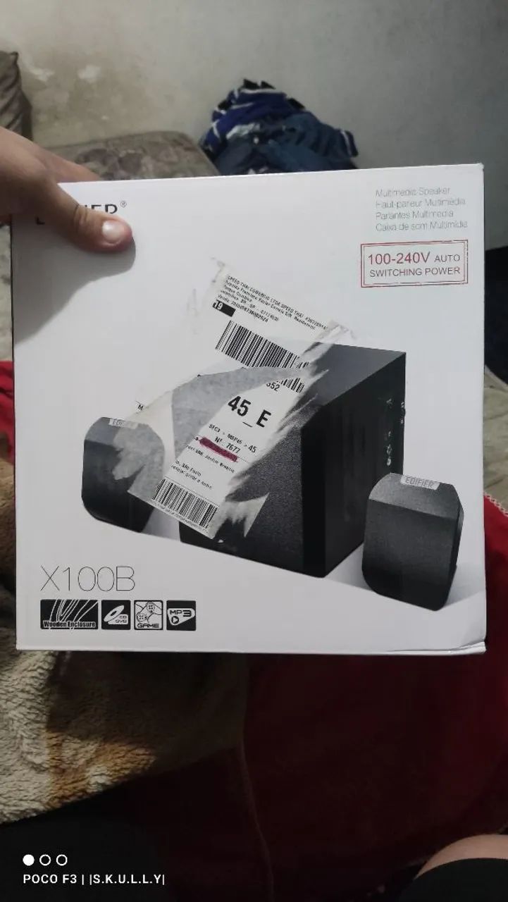 Caixa de Som X100B 15W RMS EDIFIER