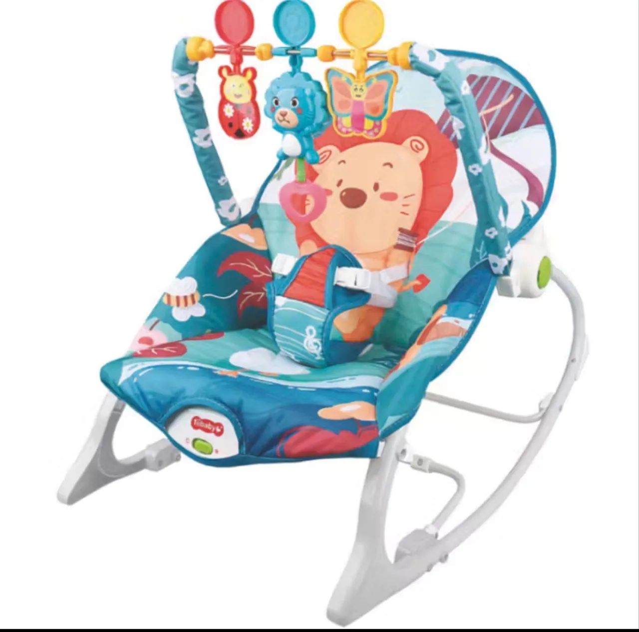 Cadeira de Balanço e Descanso com Sons Musicas e Vibrações suaves da Zippy Toys  - Foto 5