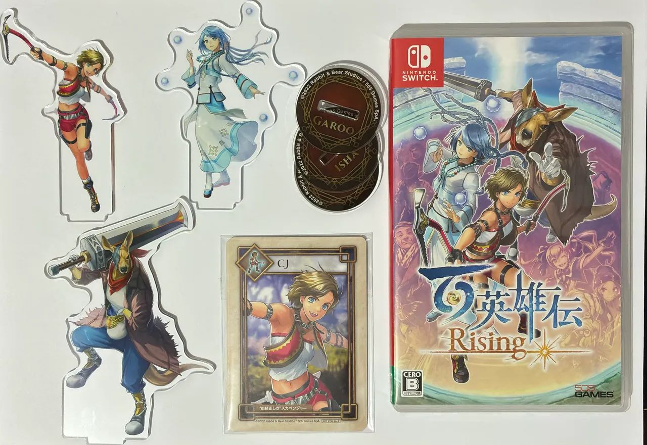 Euyuden Chronicle Rising Nintendo switch textos em inglês 