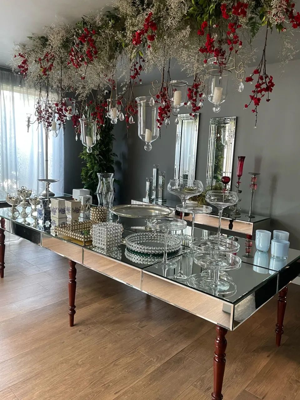 Mesa Espelhada de jantar 