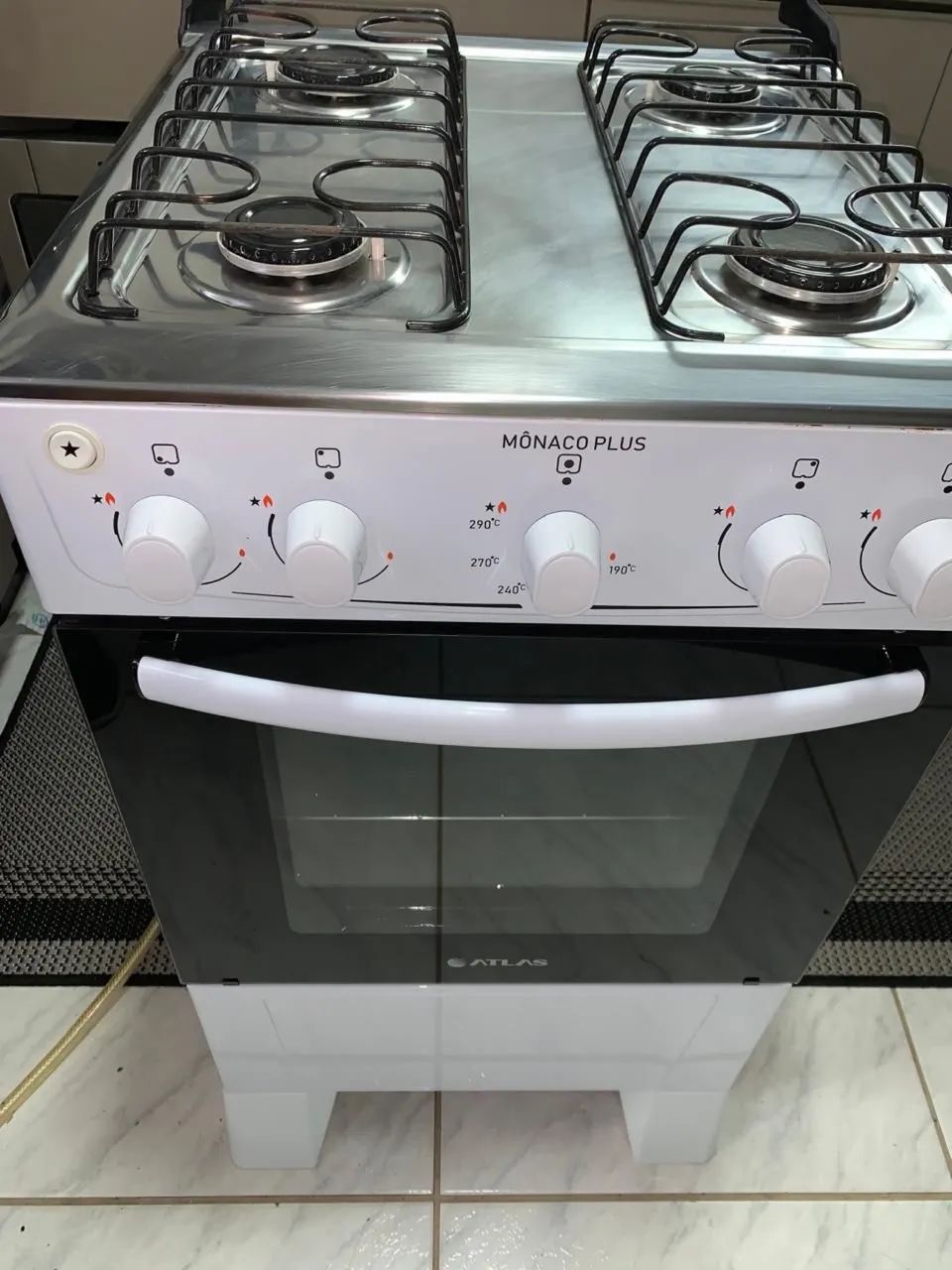 Fogão 4 Bocas Seminovo Automático- Entrego !  - Foto 5