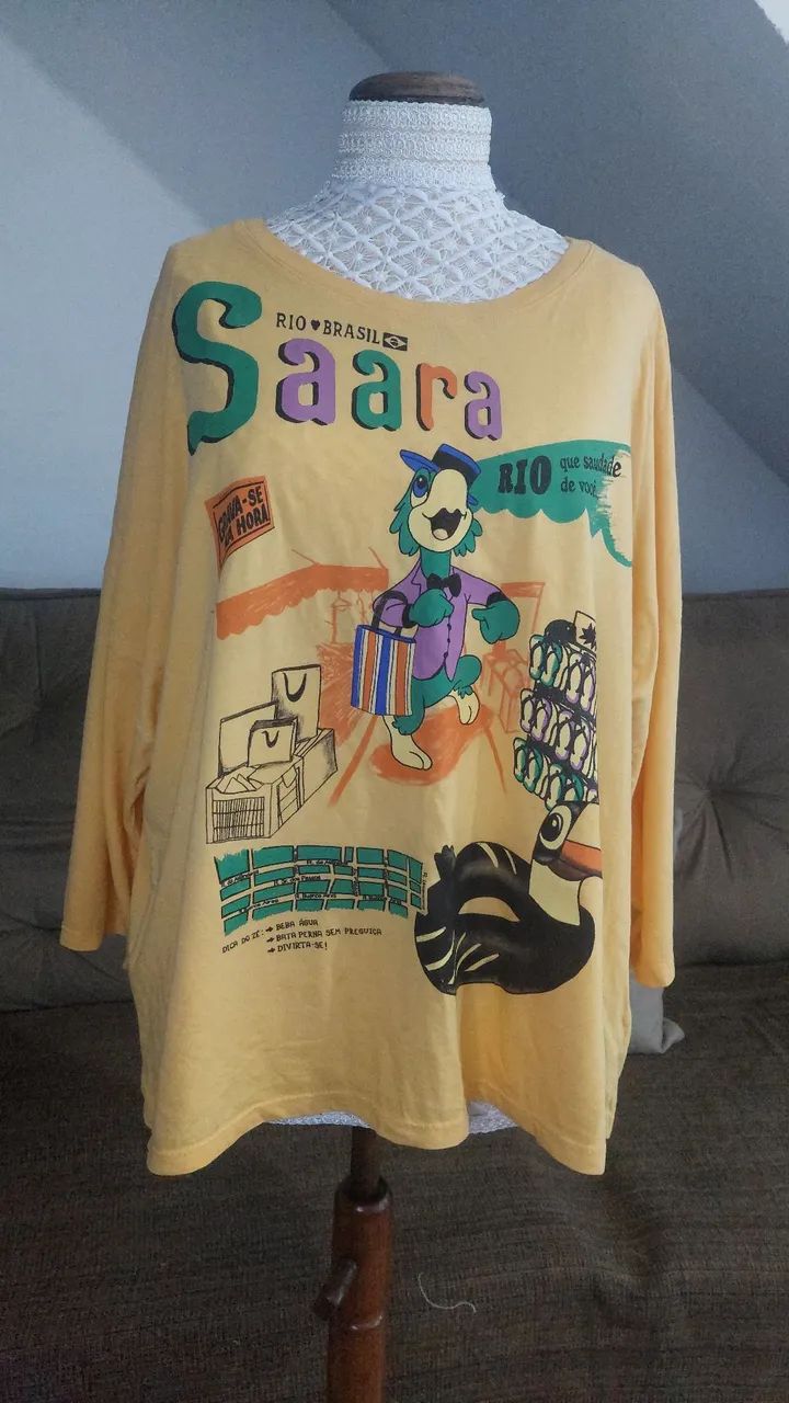 CAMISA MANGA BUFANTES FARM GG