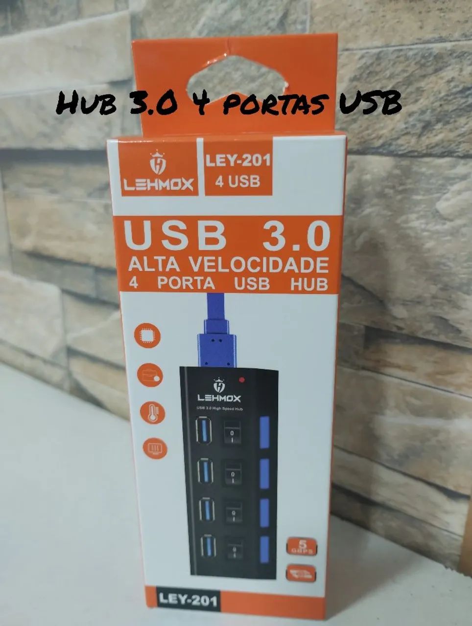 Hub usb 4 portas 3.0 - Foto 4