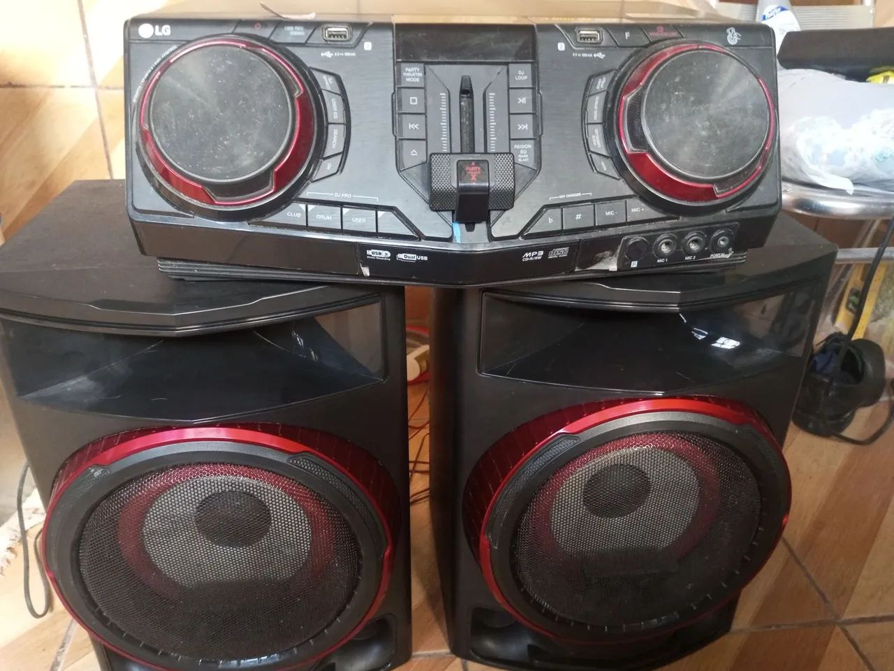 Caixa de som LG900wats um par