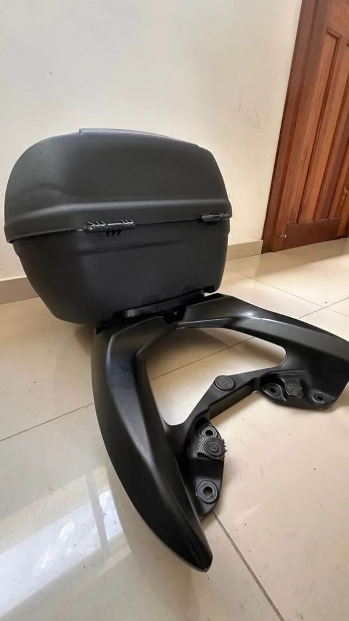 Suporte Para Bau Nmax completo  com baú Baú Protork 35l  serve Nmax 160 2021 2022 2023 202 - Foto 4